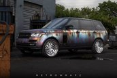 Range Rover cu caroseria ruginita