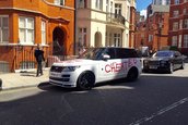 Range Rover distrus de iubita