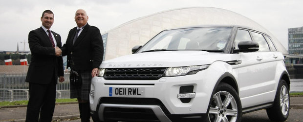Range Rover Evoque este Masina Anului in Scotia