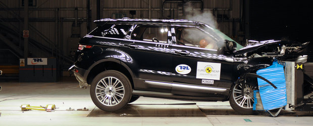 Range Rover Evoque - punctaj maxim la testele de impact Euro NCAP