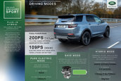 Range Rover Evoque si Land Rover Discovery P300e