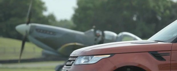 Range Rover vs. Spitfire, masina sau avionul?