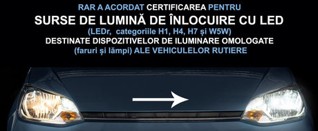 RAR a facut anuntul asteptat de toata lumea. Soferii isi pot monta acum, legal, pe masini becuri LED