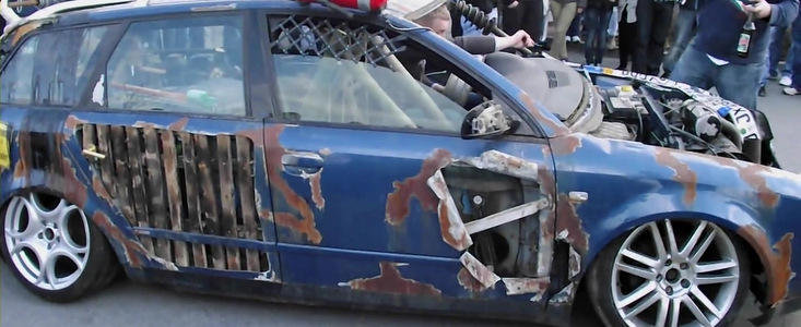 Rat Style dus la extrem sau cum sa iti bati joc de un Audi A4 Avant Rat Style dus la extrem sau cum sa iti bati joc de un Audi A4 Avant