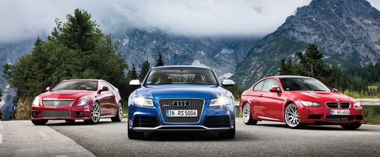 Razboiul germano-american: Audi RS5 vs. BMW M3 vs. Cadillac CTS-V Coupe Razboiul germano-american: Audi RS5 vs. BMW M3 vs. Cadillac CTS-V Coupe