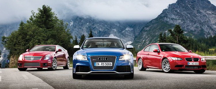 Razboiul germano-american: Audi RS5 vs. BMW M3 vs. Cadillac CTS-V Coupe