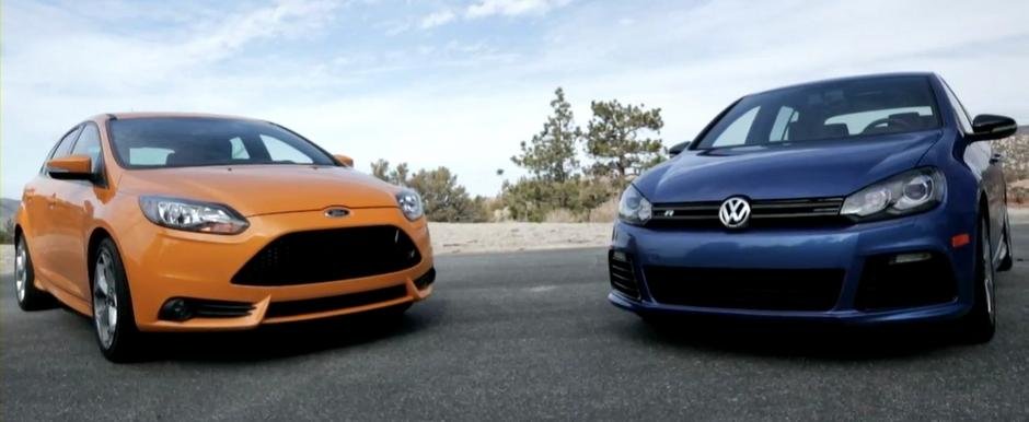 Razboiul hot-hatch-urilor: Ford Focus ST versus Volkswagen Golf R Razboiul hot-hatch-urilor: Ford Focus ST versus Volkswagen Golf R