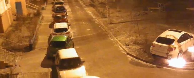 Razbunarea din Balkau (Rusia): un BMW X6 este incendiat