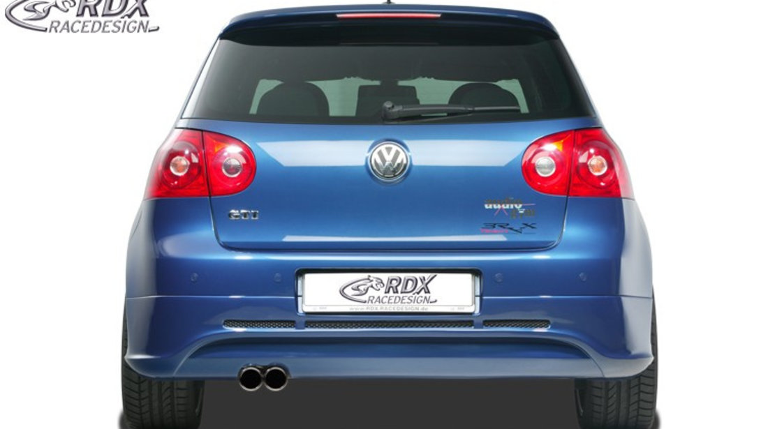 RDX Difuzor Difuzor prelungire bara spate pentru VW Golf 5 "GTI/R-Five" Fusta bara spate Heck RDHA030 material ABS