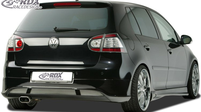 RDX Difuzor Difuzor prelungire bara spate pentru VW Golf 5 "V2" Fusta bara spate Heck RDHA031 material ABS