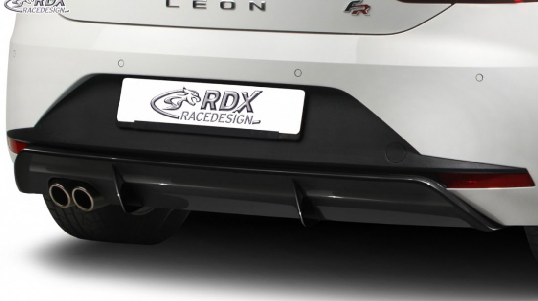 RDX Difuzor Difuzor prelungire bara spate pentru SEAT Leon 5F FR / Leon 5F SC FR Diffusor ornament parte spate difuzor spate RDHA068 material ABS