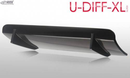 RDX difuzor spate U-Diff XL Universal (breite Version) Diffusor pe spate Ansatz RDHAD4 material Plas...