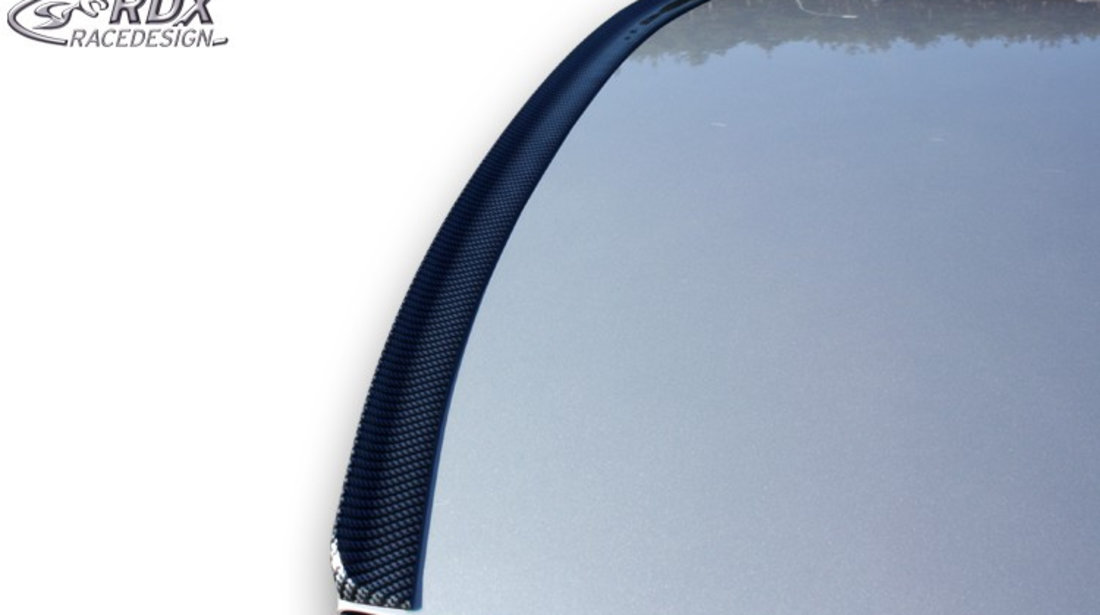 RDX Eleron lip portbagaj pentru VOLVO S60 2010+ CARBON Look pe spate Spoiler Lippe RDHL109-CBL44 material Plastic