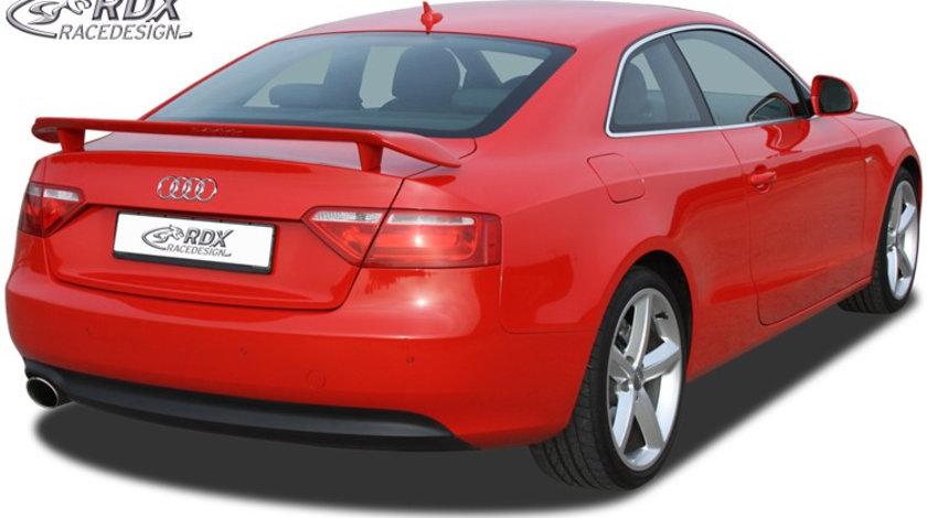 RDX Eleron Spate pentru AUDI A5 Coupe, Cabrio, Sportback Eleron Portbagaj Spoiler RDHFU03-25 material Plastic