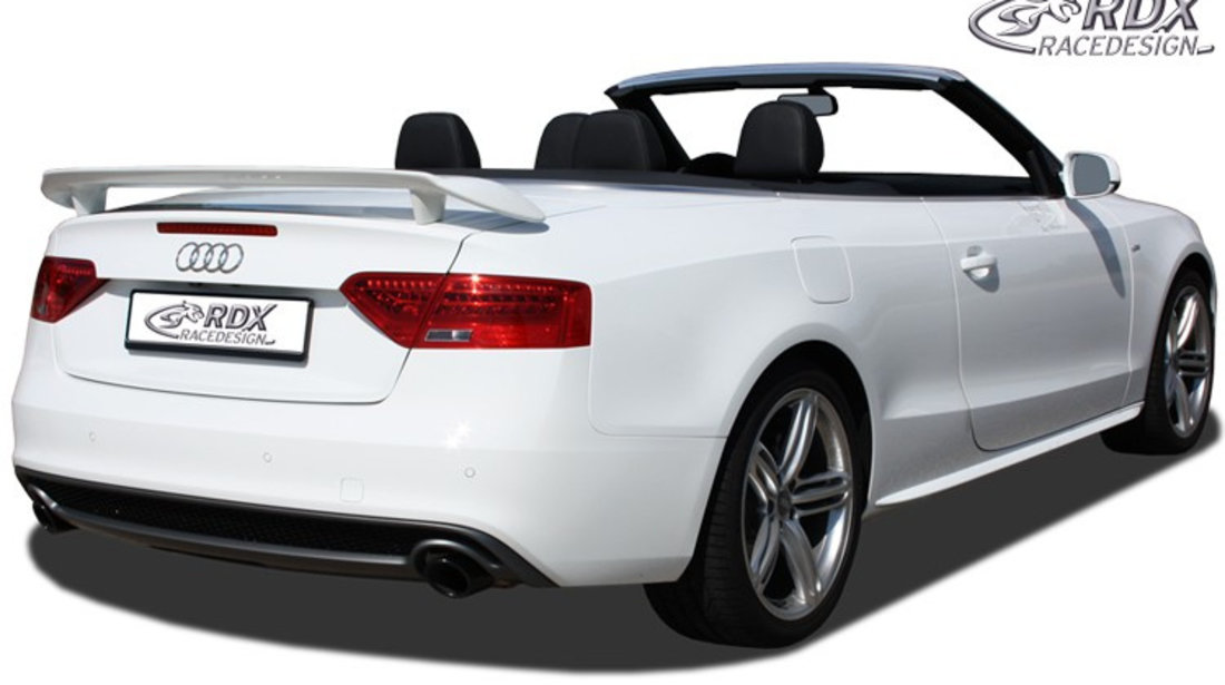 RDX Eleron Spate pentru AUDI A5 Coupe, Cabrio, Sportback Eleron Portbagaj Spoiler RDHFU03-25 material Plastic