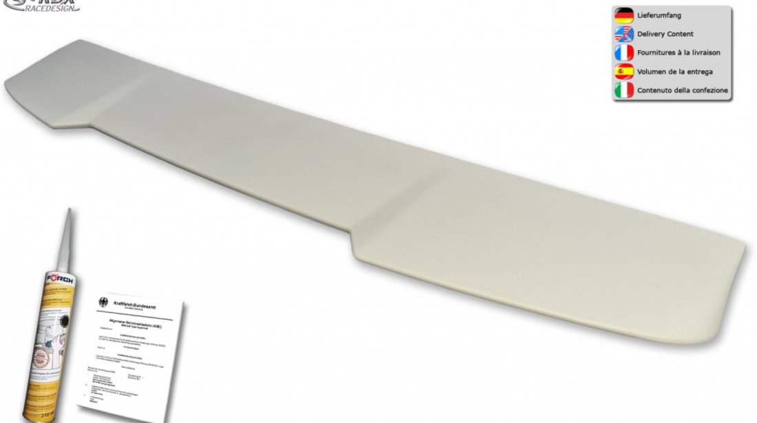 RDX Eleron Spate pentru AUDI A6 4F C6 Avant / Kombi Eleron Luneta Spoiler RDDS149 material Plastic