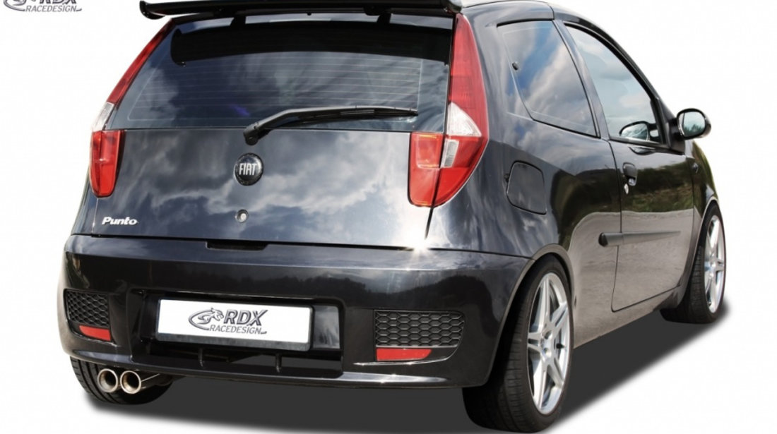 RDX Eleron Spate pentru FIAT Punto 2 Typ 188 ( si pentru Facelift bzw. Punto 3) Eleron Luneta Spoiler RDHFU06-15 material Plastic