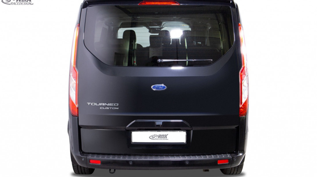 RDX Eleron Spate pentru FORD Transit Custom / Tourneo Custom ( pentru Heckklappe) Eleron Luneta Spoiler RDDS152 material Plastic