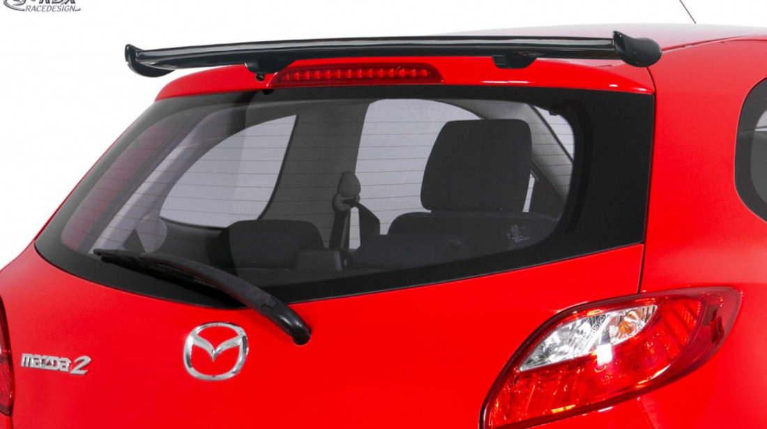 RDX Eleron Spate pentru MAZDA 2 (DE) 2007-2014 Eleron Luneta Eleron Portbagaj Spoiler RDHFU06-31 material Plastic