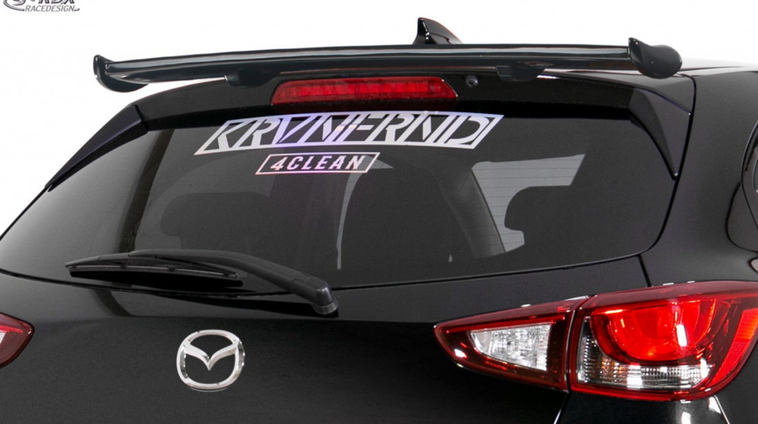 RDX Eleron Spate pentru MAZDA 2 (DJ) 2014-2020 & 2020+ Eleron Luneta Eleron Portbagaj Spoiler RDHFU06-32 material Plastic