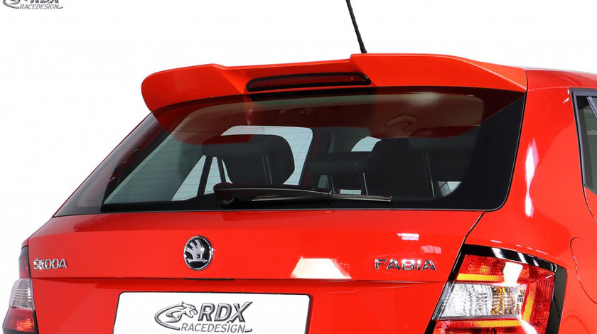 RDX Eleron Spate pentru SKODA Fabia 3 (NJ/5J) Eleron Luneta Spoiler RDDS145 material Plastic