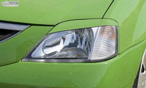RDX Pleoape Faruri pentru DACIA Logan -2008 Bad Boy Look RDSB141 material Plastic