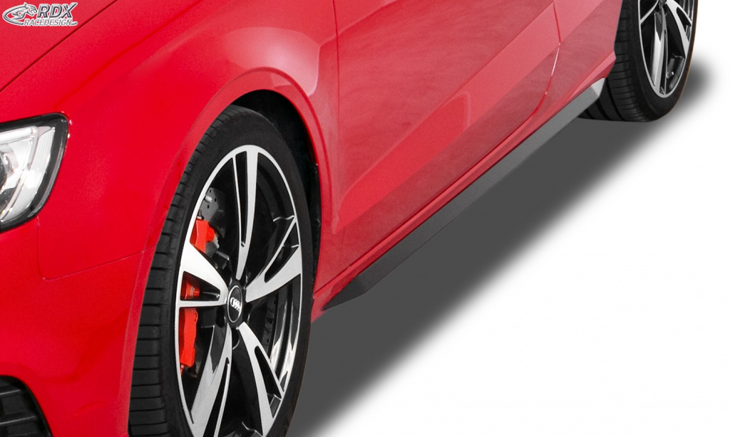 RDX Praguri Laterale pentru AUDI A3 8V7 Cabrio "Slim" RDSL500097 material ABS