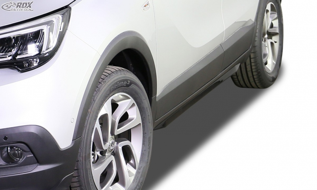 RDX Praguri Laterale pentru OPEL Crossland X "Slim" RDSL500068 material ABS