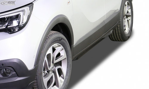 RDX Praguri Laterale pentru OPEL Crossland X "Slim" RDSL500068 material ABS