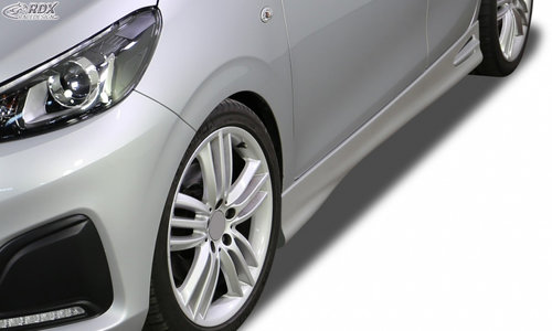 RDX Praguri Laterale pentru PEUGEOT 108 "GT4" RDSL000053 material ABS
