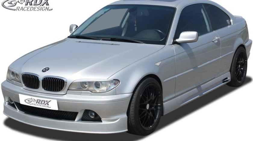 RDX Prelungire Spoiler Bara fata pentru BMW E46 Coupe / Cabrio Facelift (2003+) lip bara fata Spoilerlippe RDFA049 material GFK