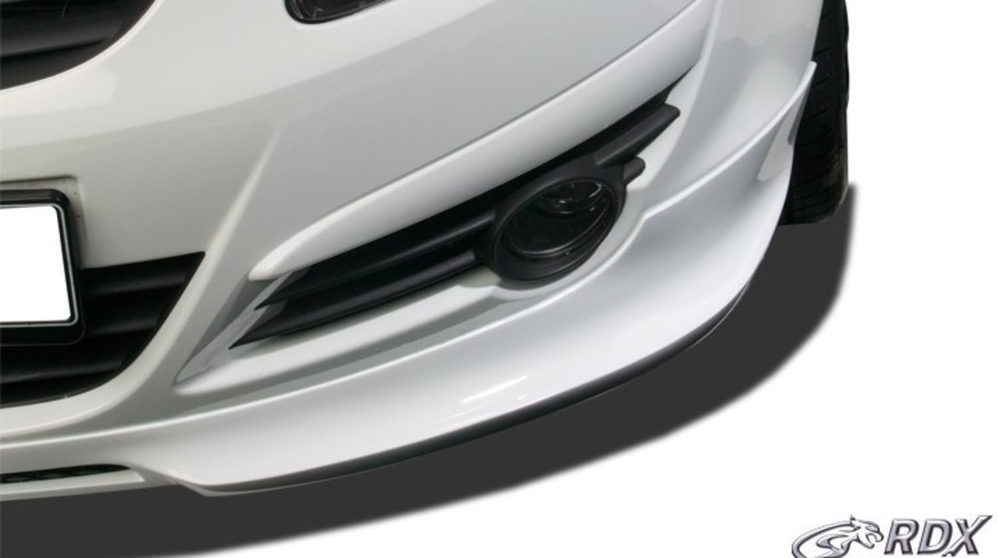 RDX Prelungire Spoiler Bara fata pentru OPEL Corsa D lip bara fata Spoilerlippe RDFA092 material Plastic