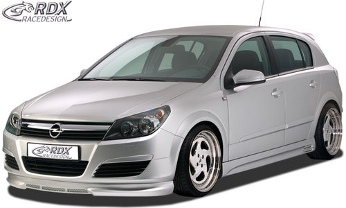 RDX Prelungire Spoiler Bara fata pentru OPEL Astra H 4/5 trig lip bara fata Spoilerlippe RDFA091 mat...