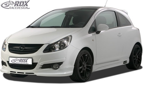 RDX Prelungire Spoiler Bara fata pentru OPEL Corsa D lip bara fata Spoilerlippe RDFA092 material Pla...
