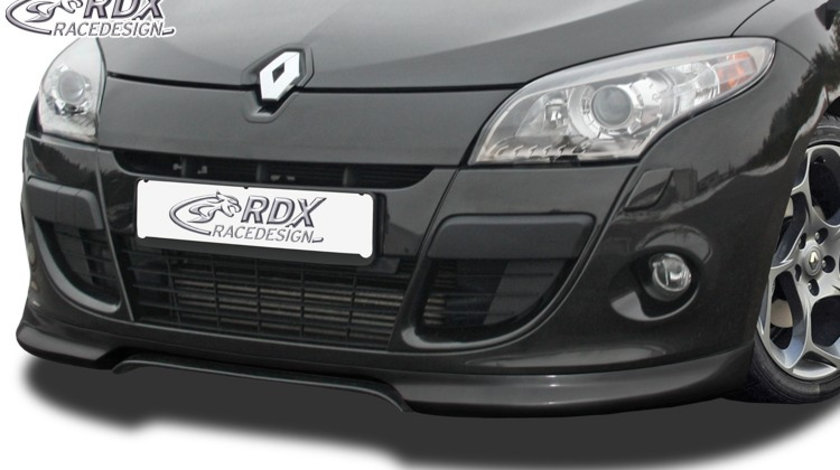 RDX Prelungire Spoiler Bara fata pentru RENAULT Megane 3 (-2012) lip bara fata Spoilerlippe RDFA019 material GFK