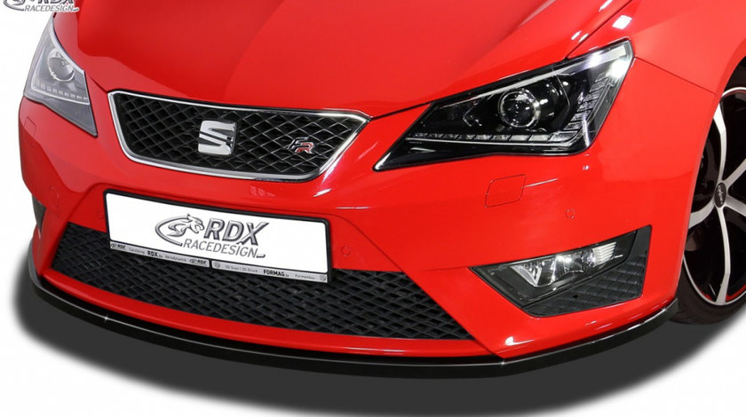 RDX Prelungire Spoiler Bara fata pentru SEAT Ibiza 6J FR Facelift 2012+ & 6P FR lip bara fata Spoilerlippe Schwert RDFA060 material ABS