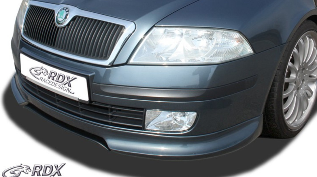 RDX Prelungire Spoiler Bara fata pentru SKODA Octavia 2 / 1Z -2008 ( nu si pentru RS) lip bara fata Spoilerlippe RDFA050 material GFK