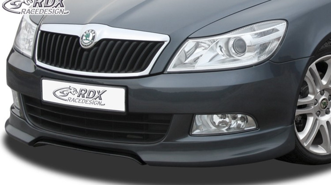 RDX Prelungire Spoiler Bara fata pentru SKODA Octavia 2 / 1Z Facelift 2008+ ( nu si pentru RS) lip bara fata Spoilerlippe RDFA017 material GFK