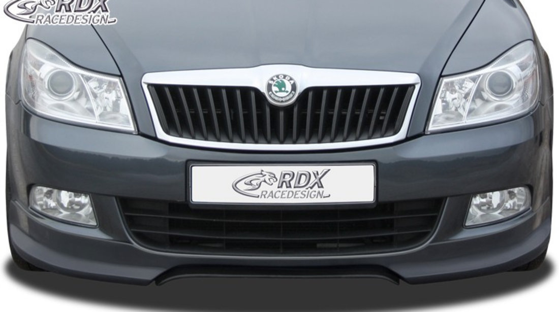 RDX Prelungire Spoiler Bara fata pentru SKODA Octavia 2 / 1Z Facelift 2008+ ( nu si pentru RS) lip bara fata Spoilerlippe RDFA017 material GFK