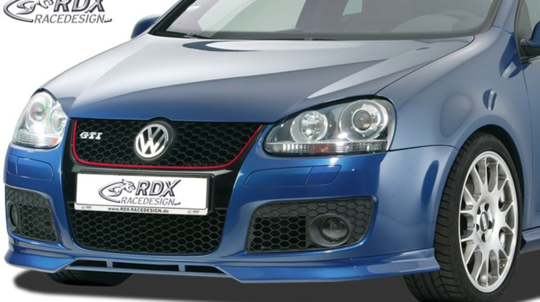 RDX Prelungire Spoiler Bara fata pentru VW Golf 5 GT, GTI, GTD, Variant & Jetta 5 lip bara fata Spoilerlippe RDFA031 material Plastic