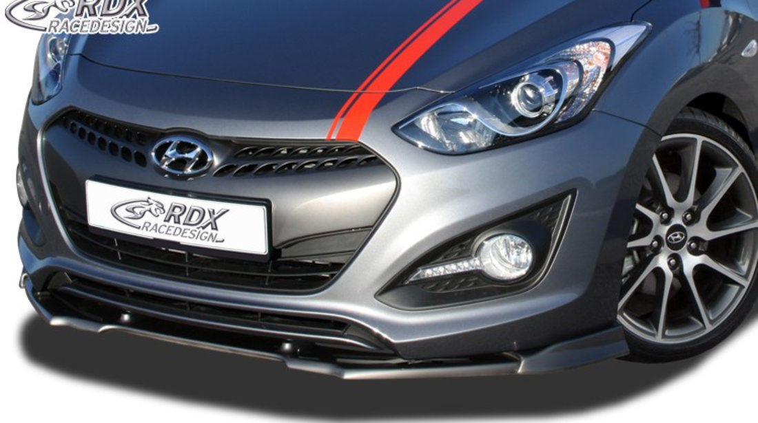 RDX Prelungire Spoiler Bara fata VARIO-X pentru HYUNDAI i30 Coupe 2013+ lip bara fata Spoilerlippe RDFAVX30634 material Plastic