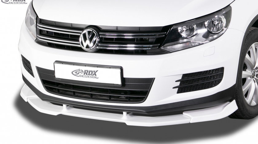 RDX Prelungire Spoiler Bara fata VARIO-X pentru VW Tiguan (2011-2016) lip bara fata Spoilerlippe RDFAVX30840 material Plastic