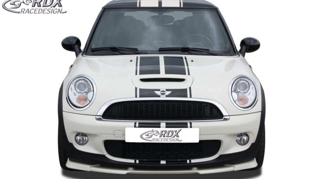 RDX Prelungire Spoiler Bara fata VARIO-X pentru MINI R56 / R57 Cooper S lip bara fata Spoilerlippe RDFAVX30386 material Plastic