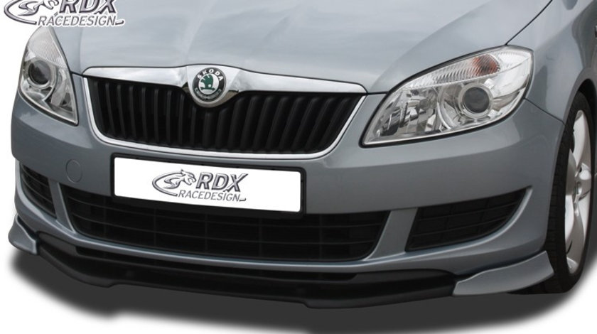 RDX Prelungire Spoiler Bara fata VARIO-X pentru SKODA Fabia 2 Typ 5J 2010+ ( si pentru Roomster & Praktik) lip bara fata Spoilerlippe RDFAVX30518 material Plastic