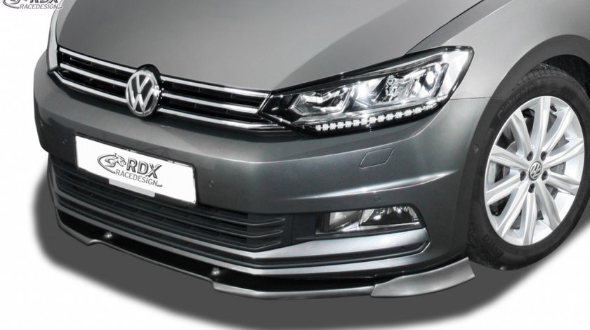 RDX Prelungire Spoiler Bara fata VARIO-X pentru VW Touran 5T 2015+ lip bara fata Spoilerlippe RDFAVX30760 material Plastic