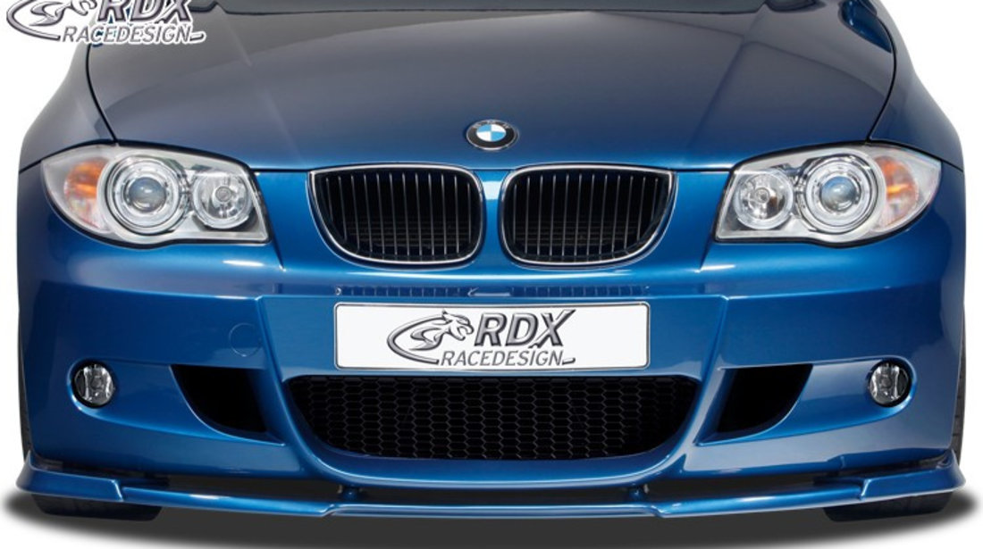 RDX Prelungire Spoiler Bara fata VARIO-X pentru BMW 1er E81 / E87 (M-Paket bzw. M-Technik Bara fata ) lip bara fata Spoilerlippe RDFAVX30010 material Plastic