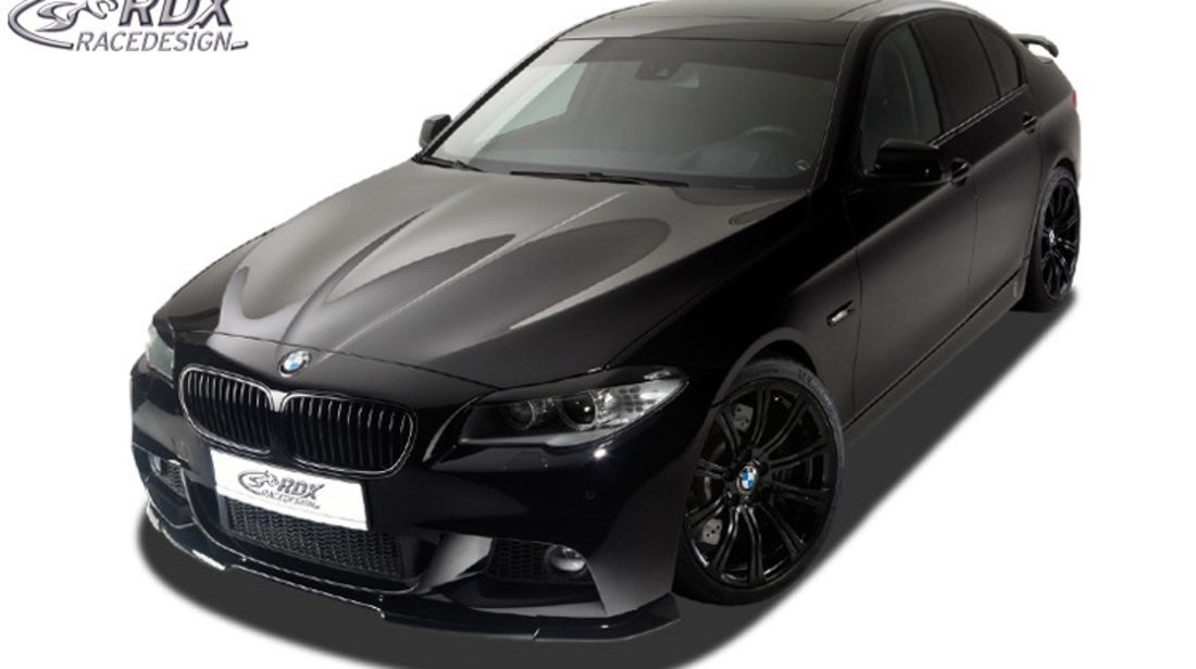 RDX Prelungire Spoiler Bara fata VARIO-X pentru BMW 5er F10 / F11 M-Technik -2013 lip bara fata Spoilerlippe RDFAVX30658 material Plastic