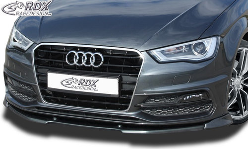 RDX Prelungire Spoiler Bara fata VARIO-X pentru AUDI A3 8V, 8VA Sportback, 8VS Limousine S-Line / S3...