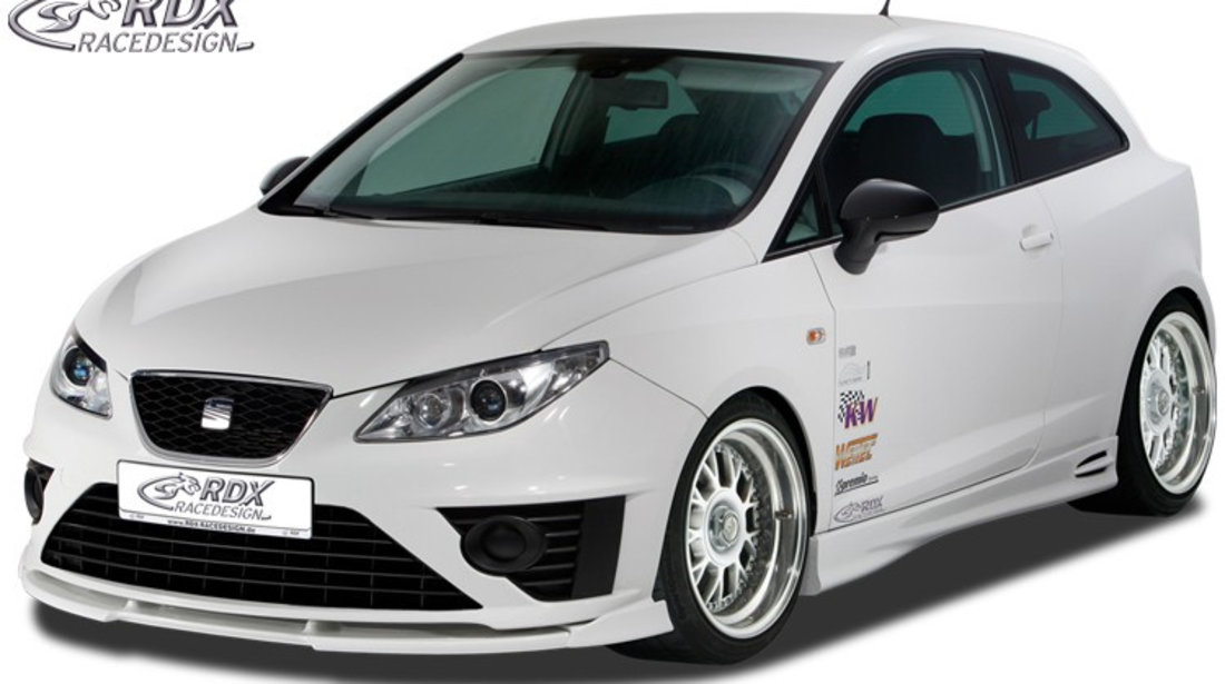 RDX Prelungire Spoiler Bara fata VARIO-X pentru SEAT Ibiza 6J cu pentru SEAT Aerodynamik-Kit -03/2012 lip bara fata Spoilerlippe RDFAVX30019 material Plastic