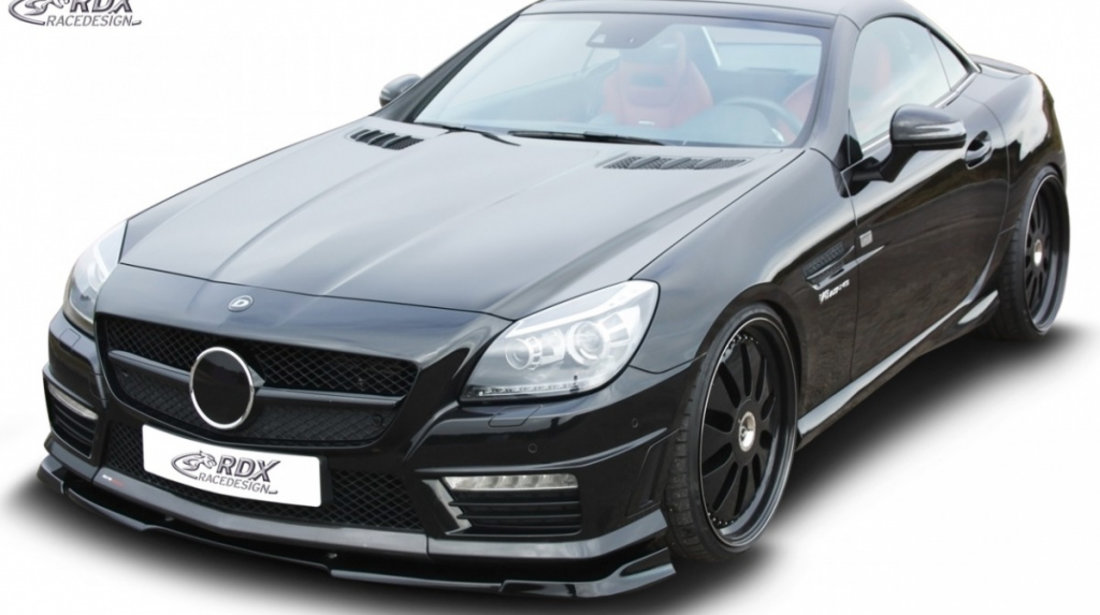 RDX Prelungire Spoiler Bara fata VARIO-X pentru MERCEDES SLK 55 AMG R172 AMG ( potrivire an AMG bzw. Fahrzeuge cu AMG Bara fata ) lip bara fata Spoilerlippe RDFAVX30359 material Plastic